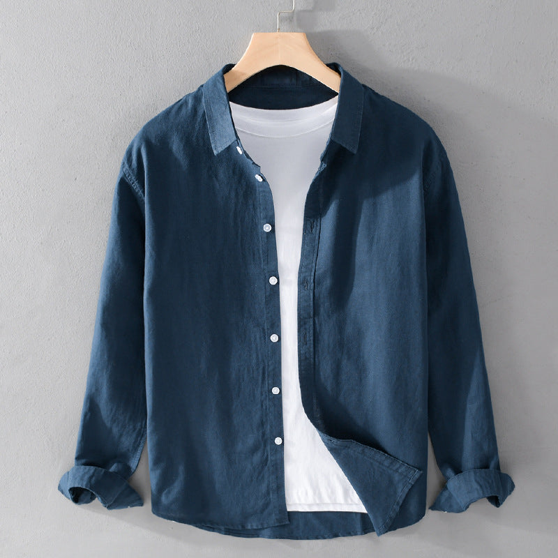 Men's versatile long-sleeve everyday shirt, perfect for casual or formal wear, offering all-day comfort.