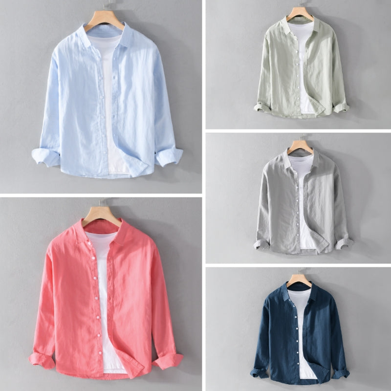 Men's everyday long-sleeve shirt designed for all-day comfort & style. Versatile classic clothing top for men.