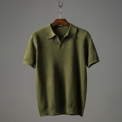 New arrival men's short sleeve polo shirt with a comfort fit. Ideal for summer casual wear & versatile style.