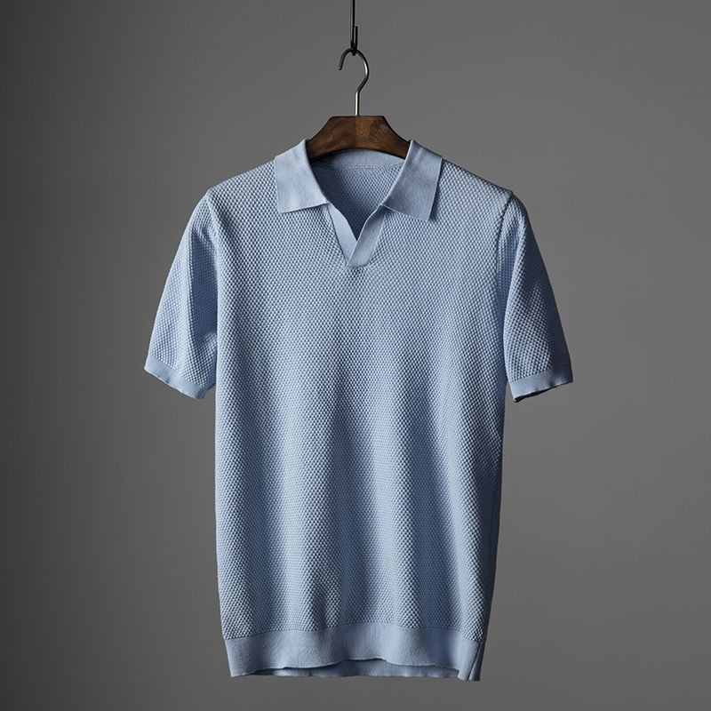 Men's comfort fit short sleeve polo shirt. Versatile for smart casual & everyday wear. New summer fashion arrival.