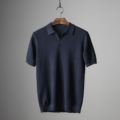 Casual wear men's polo shirt, designed for everyday comfort. Versatile smart casual style, perfect for summer.