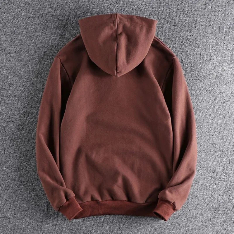Comfortable men's quarter-zip pullover, relaxed fit for athleisure or casual spring/fall wear.