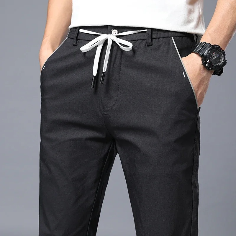 Stylish men's slim fit casual pants, offering everyday comfort and a modern, versatile look.