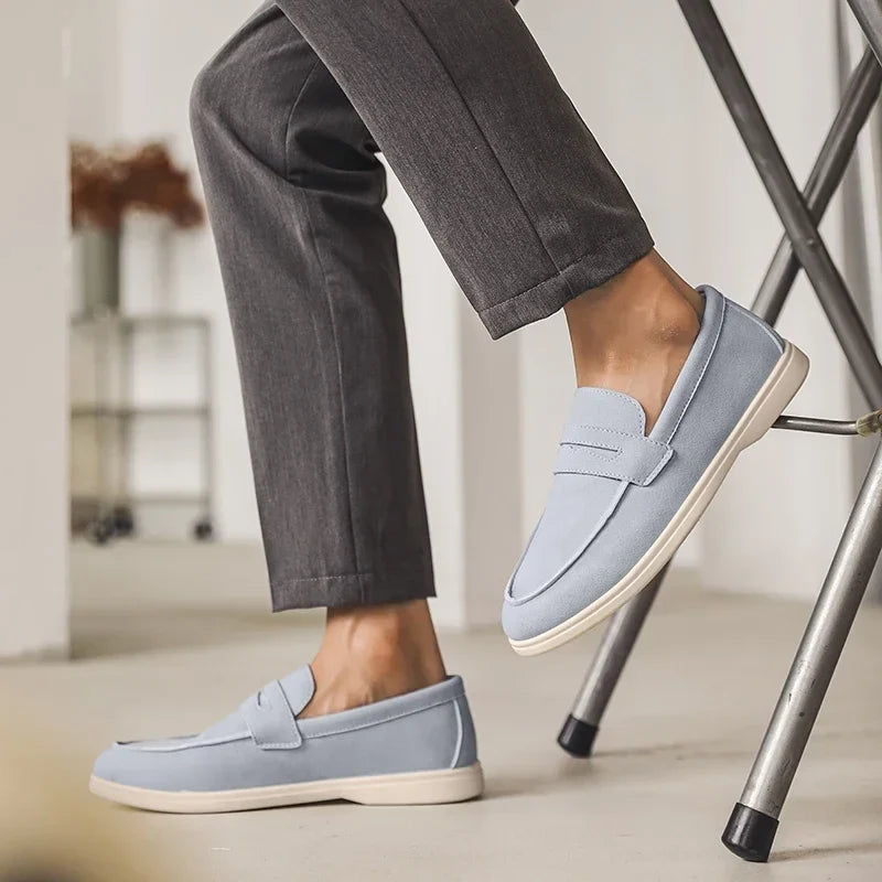 Comfortable everyday men's slip-on loafers. Breathable design ensures all-day wearability.