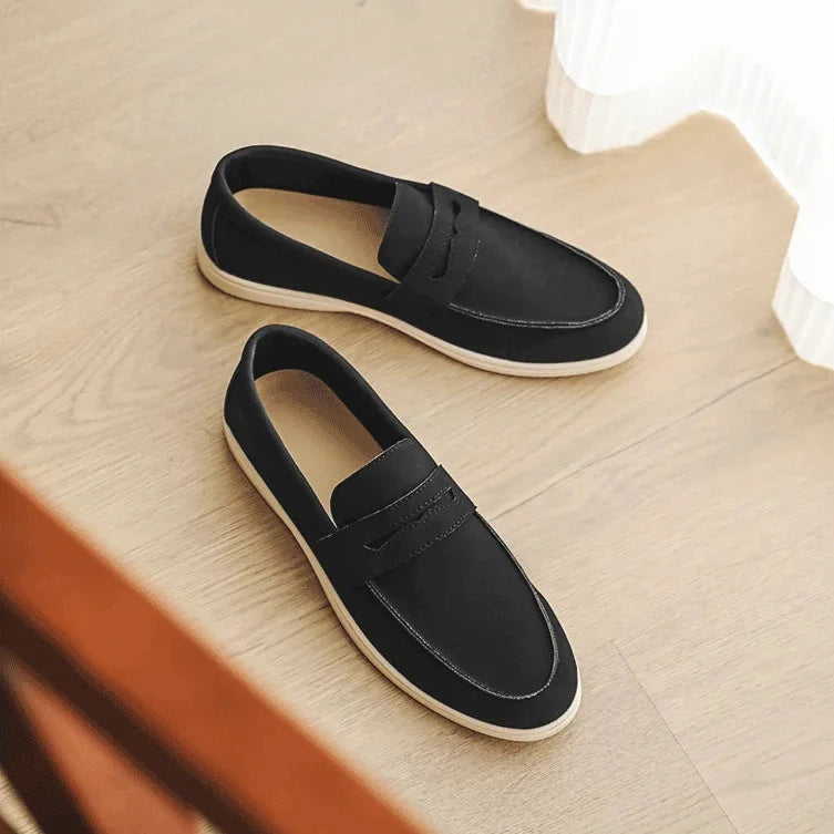 All-day comfort men's slip-on loafers. Stylish & durable for versatile everyday use.