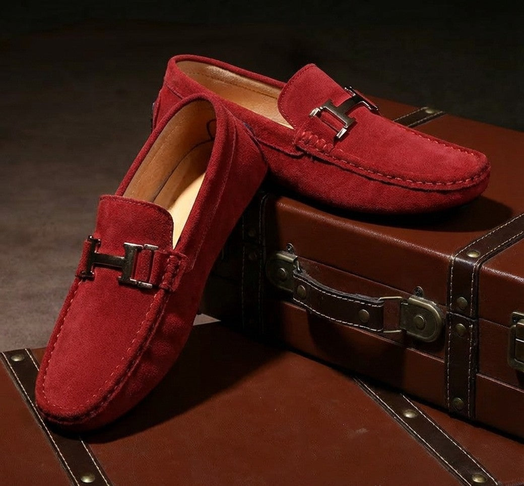 Men's smart-casual slip-on loafers. Versatile dress shoes & comfort footwear for modern everyday fashion.