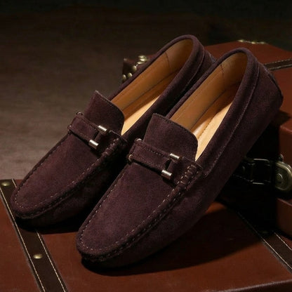 Men's durable slip-on loafers with sturdy sole. Smart-casual style & comfort footwear for everyday wear.