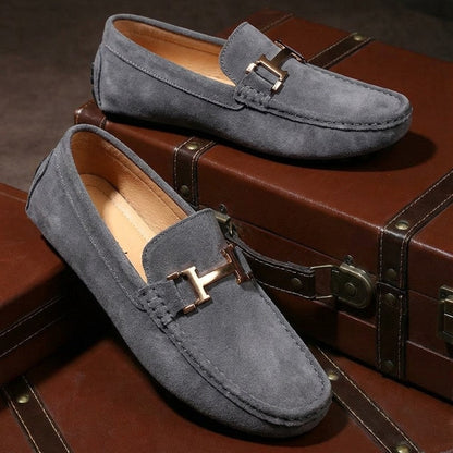 Modern men's slip-on loafers. Smart-casual footwear for versatile everyday fashion & ultimate comfort.