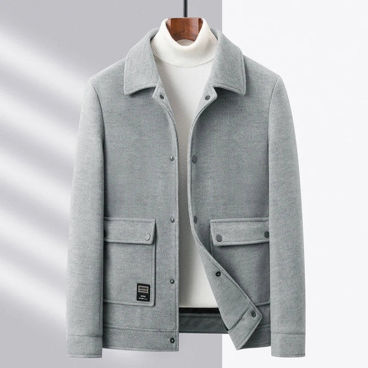 Men's versatile urban jacket for everyday wear. Modern, stylish, & comfortable outerwear, perfect for spring/fall casual looks.
