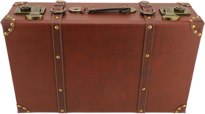 Men's vintage heritage brown leather carry-on travel bag. Compact overnight luggage for short trips.