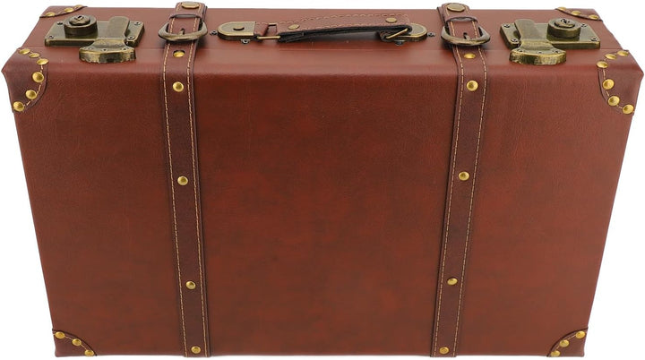 Men's vintage heritage brown leather carry-on travel bag. Compact overnight luggage for short trips.
