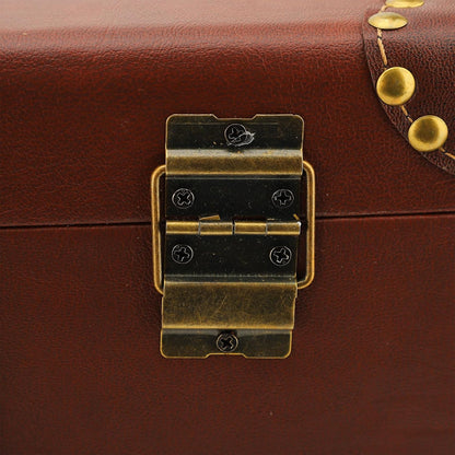 Men's heritage brown leather carry-on travel bag. Vintage overnight luggage, compact and secure for him.