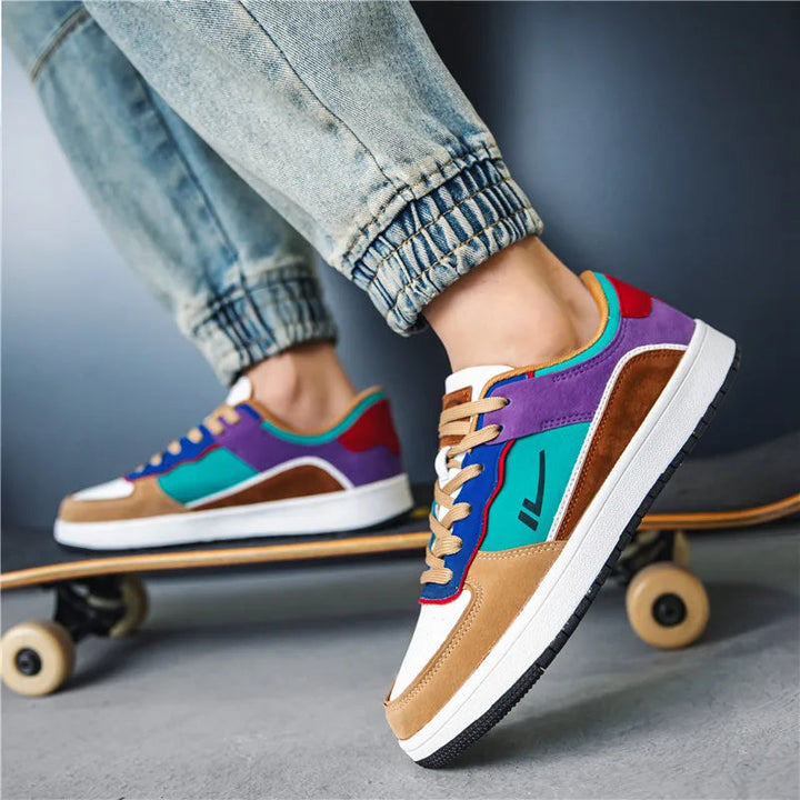 Sleek black Men's Vortex fashion sneakers, offering ultimate comfort & style.