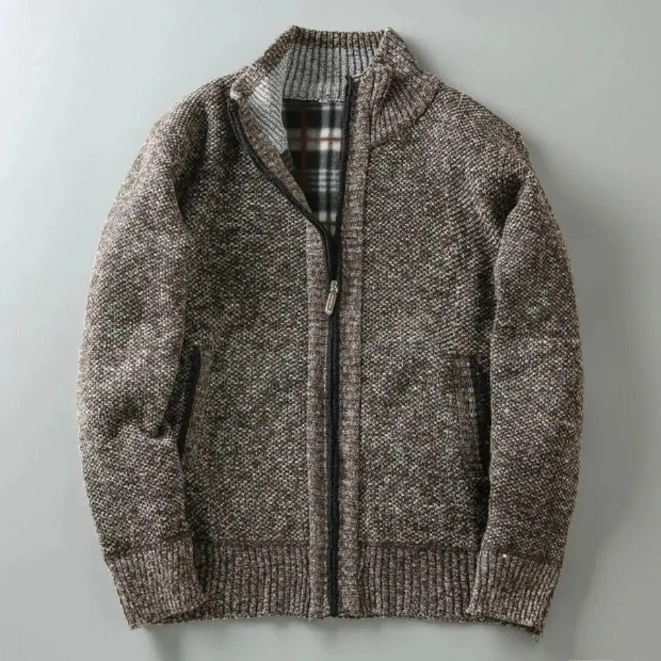 Rugged men's Cumberland winter jacket, lined for warmth & comfort in cold conditions.