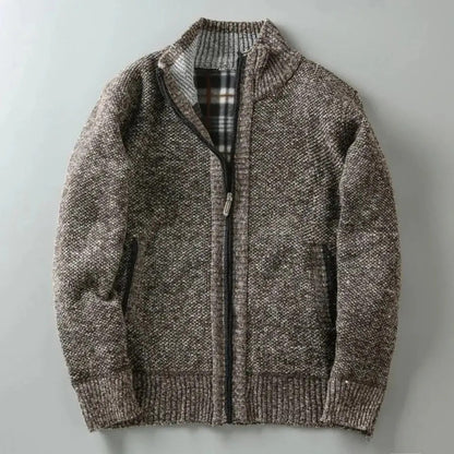 Rugged men's Cumberland winter jacket, lined for warmth & comfort in cold conditions.