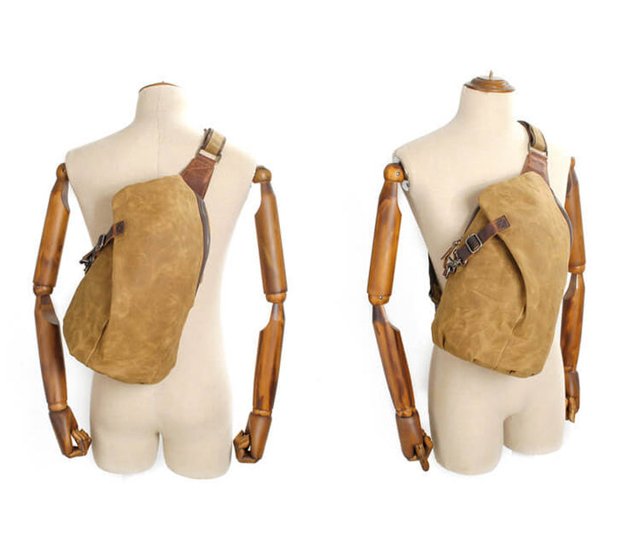 Casual men's anti-theft crossbody bag, stylish & practical for daily wear and secure carry.