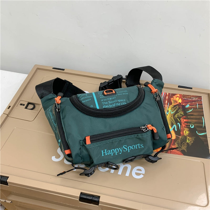 Durable water-resistant travel pack for men, designed for comfort & accessibility.