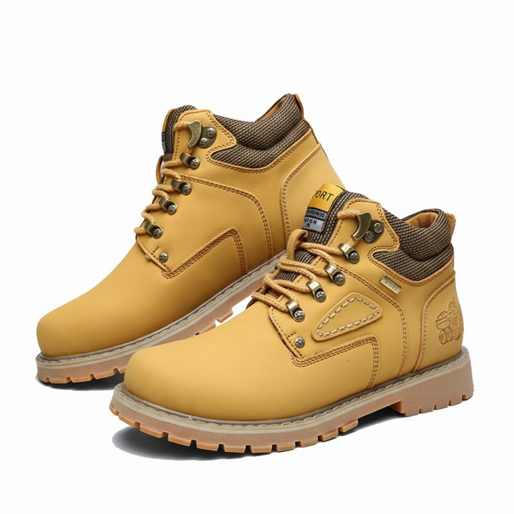 Men's waterproof winter shoes, comfortable & warm, perfect for all-weather autumn and winter outdoor wear.