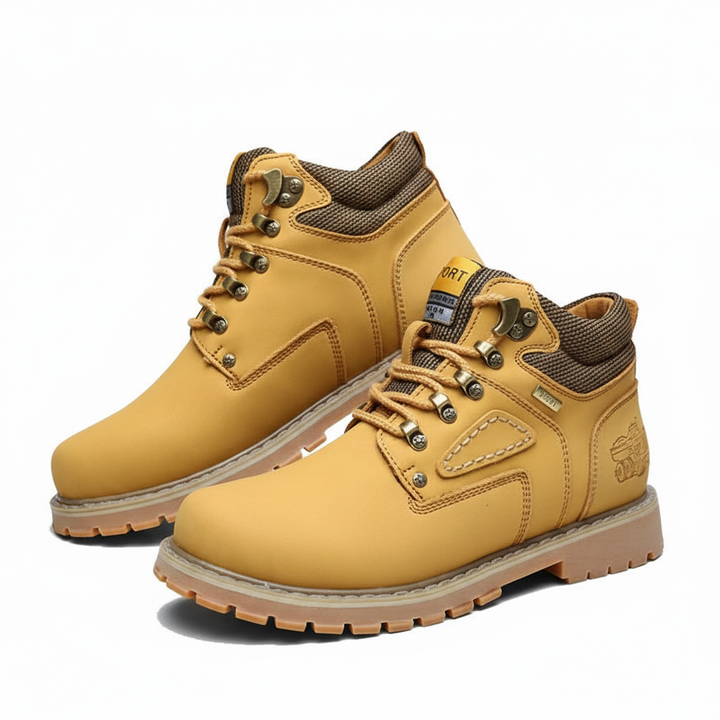Men's waterproof winter shoes, comfortable & warm, perfect for all-weather autumn and winter outdoor wear.
