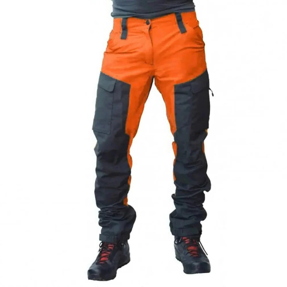 Rugged men's cargo pants, all-weather, with reinforced knees & ample pockets, perfect for tactical and adventure gear.