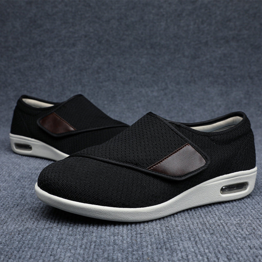 Men's wide fit diabetic shoes for sensitive feet, designed for comfort & therapeutic foot support. Ideal for daily wear.