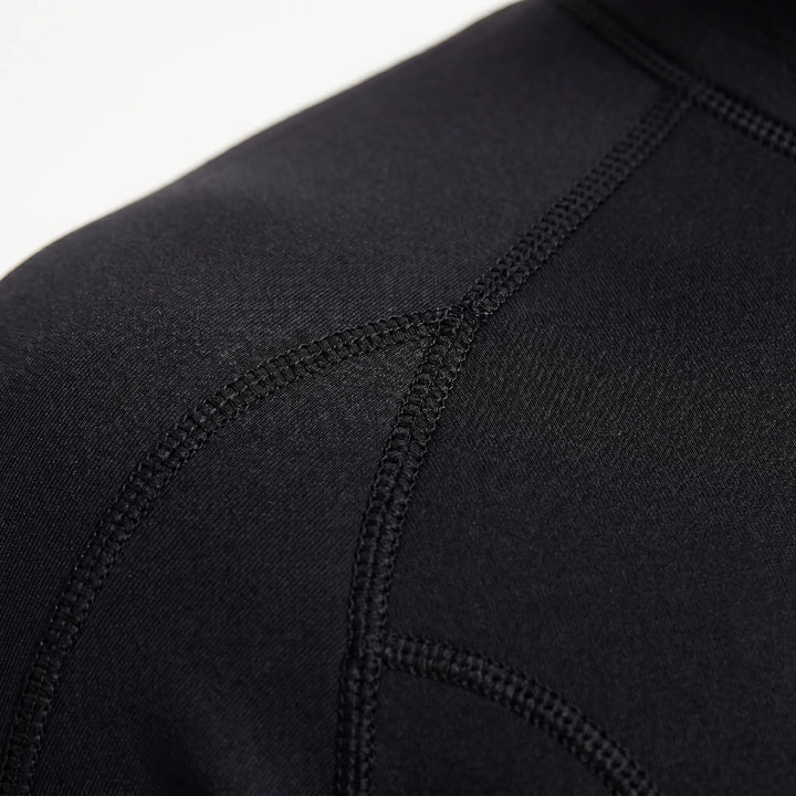Unisex 3mm shorty wetsuit with front zip, perfect for warm water sports like surfing, paddleboarding.