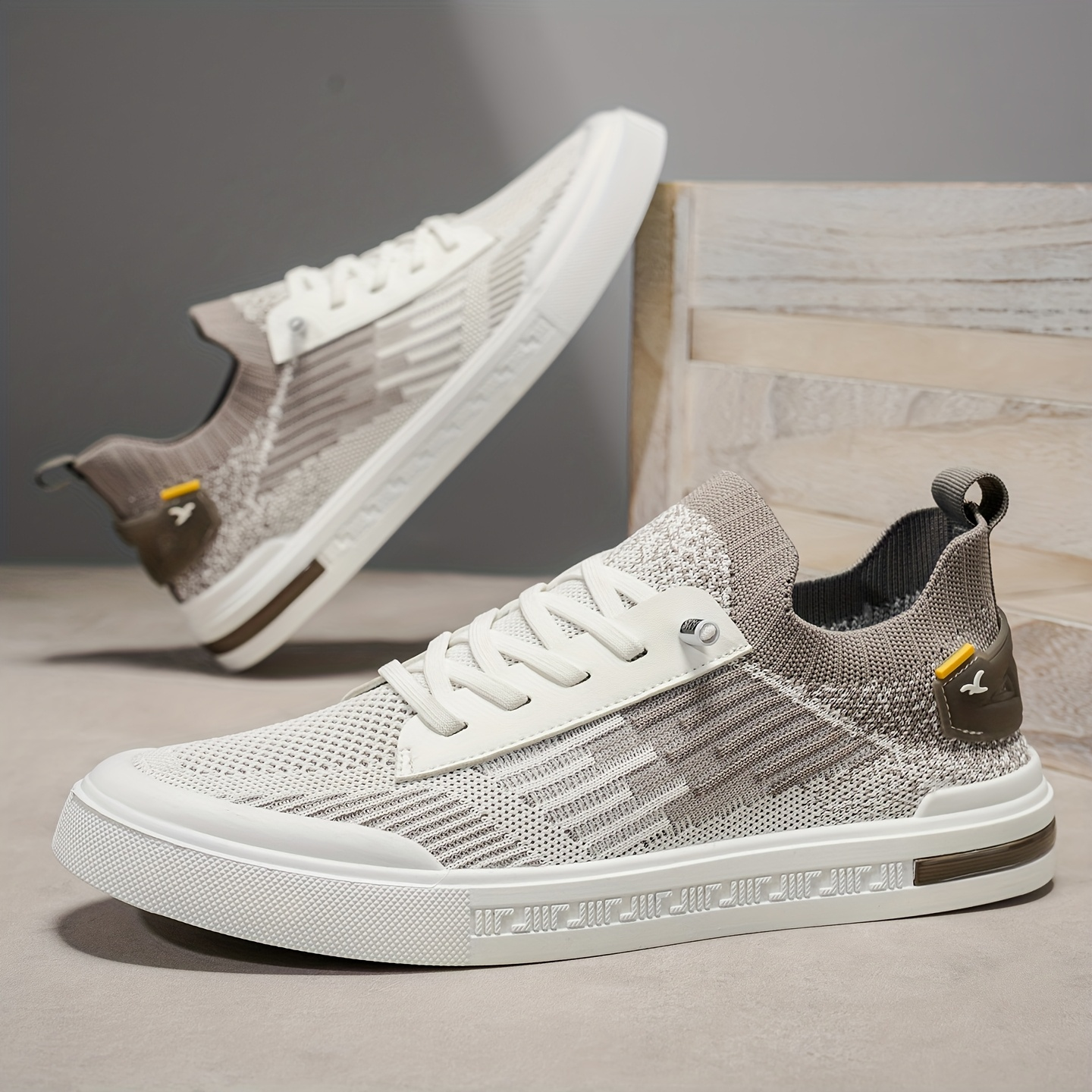 Front view of Zephyr men's lightweight comfort sneakers, ready for daily urban adventures.