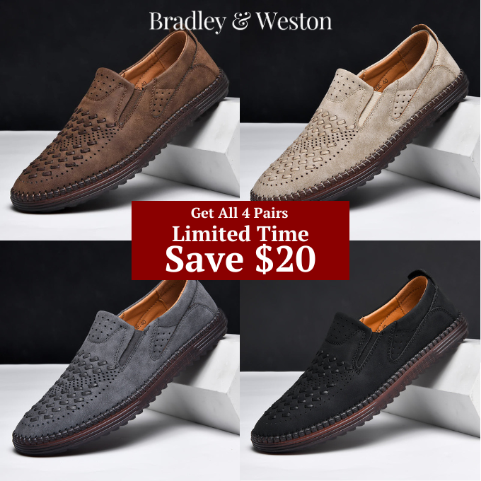 Versatile mens loafers, classic hand-stitched design for comfort, style, and everyday fashion.