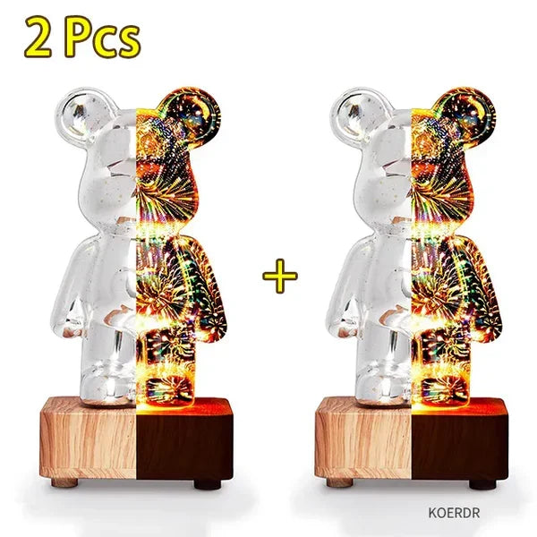 Colorful 3D firework projection light, ideal for enhancing room aesthetic, home decor, or as a unique gift idea.