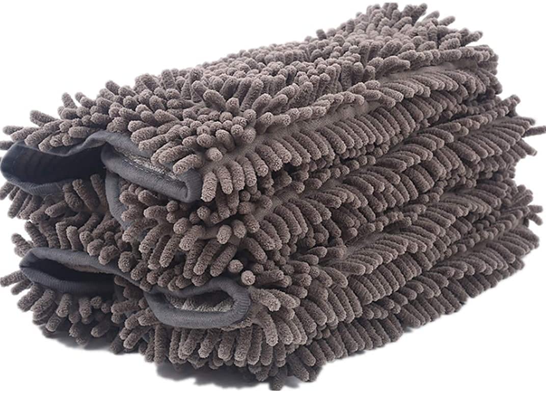 Quick-dry pet towel. Super absorbent microfiber for dogs after swimming or washing.