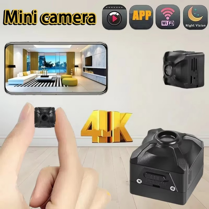 Smart 4K wireless security camera with motion detection for advanced home security.