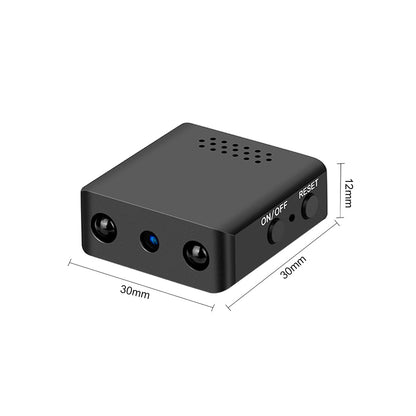 Discreet mini spy camera records HD video & audio, features motion detection for covert security monitoring.