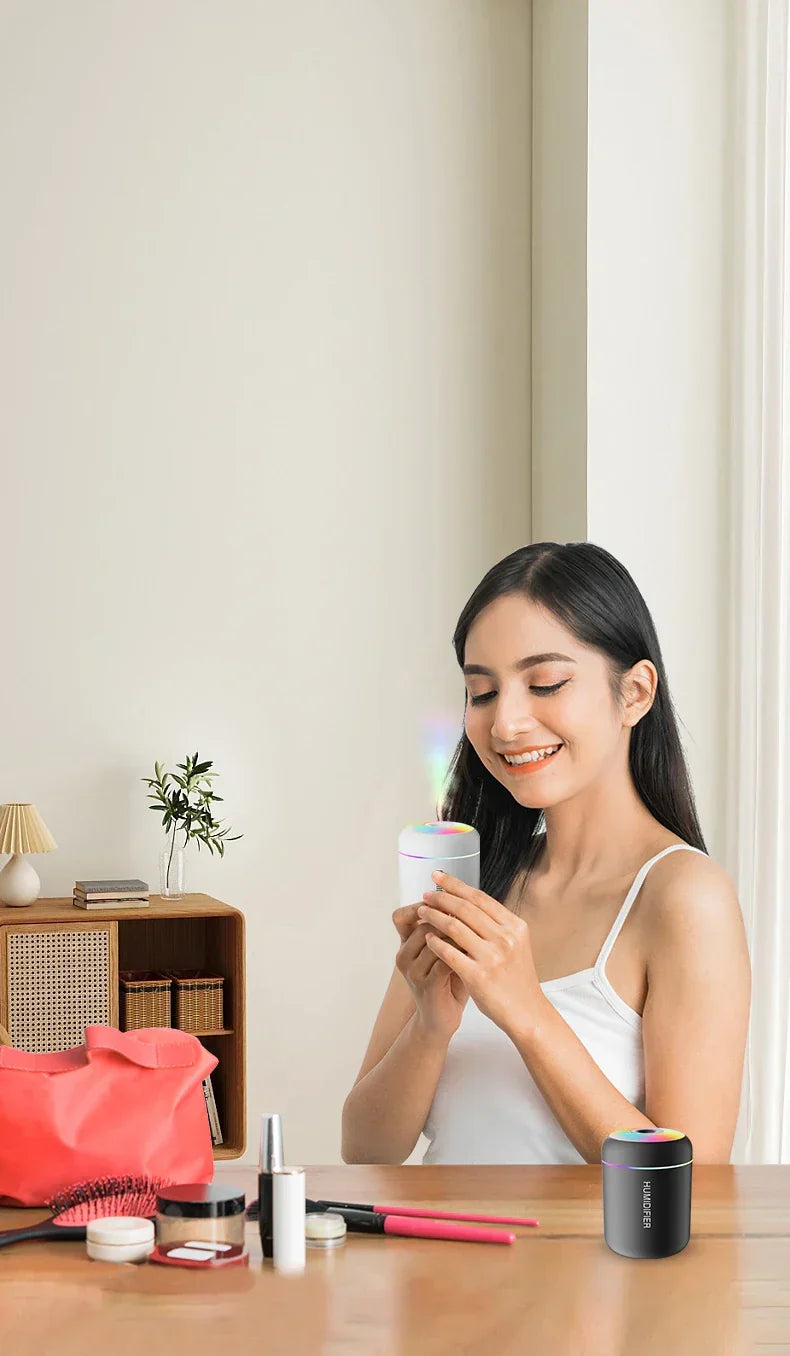 Travel-friendly mini USB essential oil diffuser & humidifier. Enjoy healthy mist & scents anywhere.