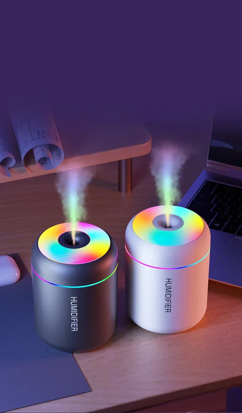 Personal mini USB humidifier & essential oil diffuser. Compact, powerful aromatherapy for small spaces.