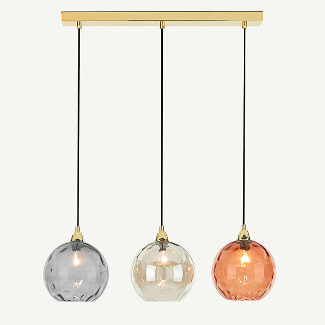 Stylish ceiling lamp, 3-lamp modern cluster pendant, ideal for various room settings.