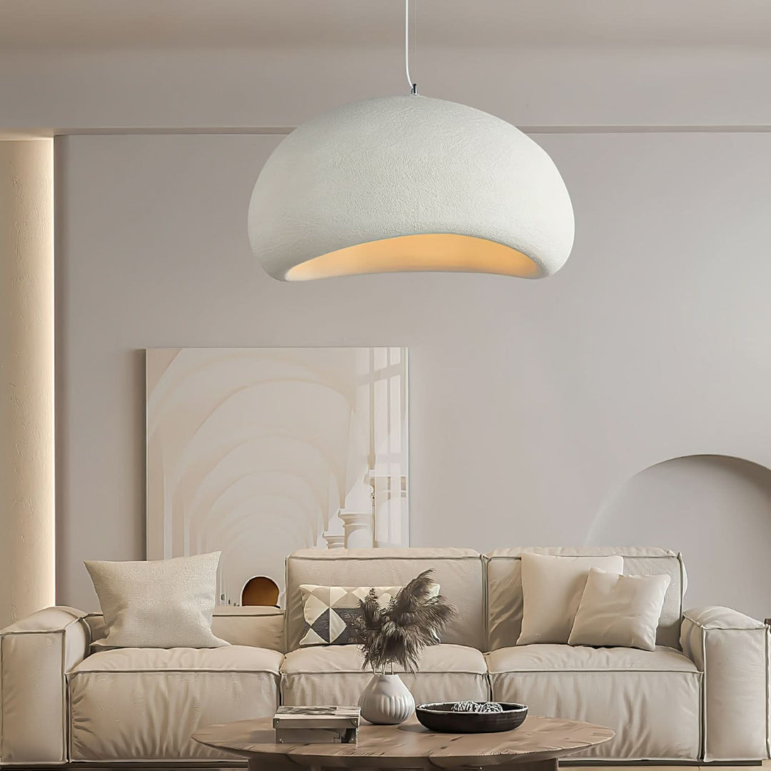 Adjustable LED pendant light, dimmable E27, contemporary ceiling fixture for modern interior design.