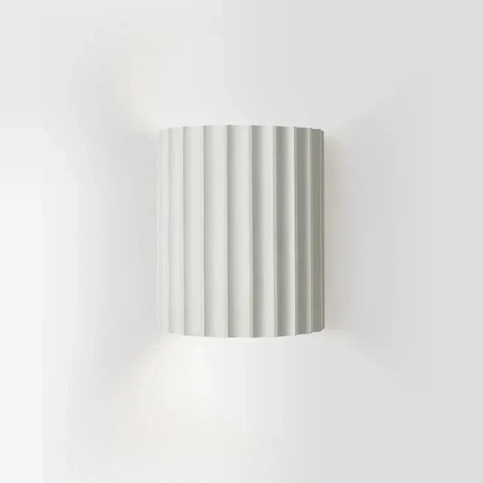 Modern artistic wave wall lamp, LED lighting for home decor. Unique contemporary design, ambient accent light.