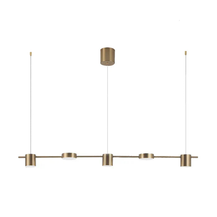 Black AuraDrum contemporary ceiling light, perfect for dining rooms.