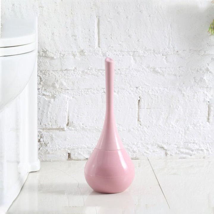 Premium flexible toilet brush, ideal for deep bathroom cleaning. Durable silicone & modern design.