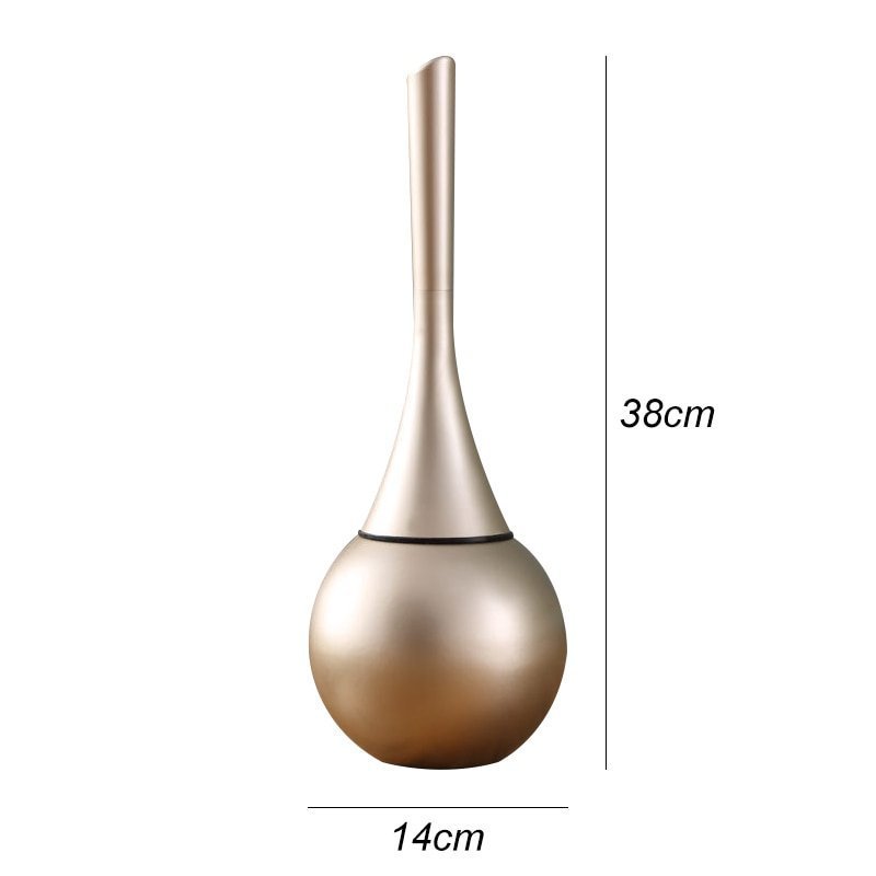 Home hygiene essential: a durable silicone toilet brush with a flexible head for spotless bathroom cleaning.