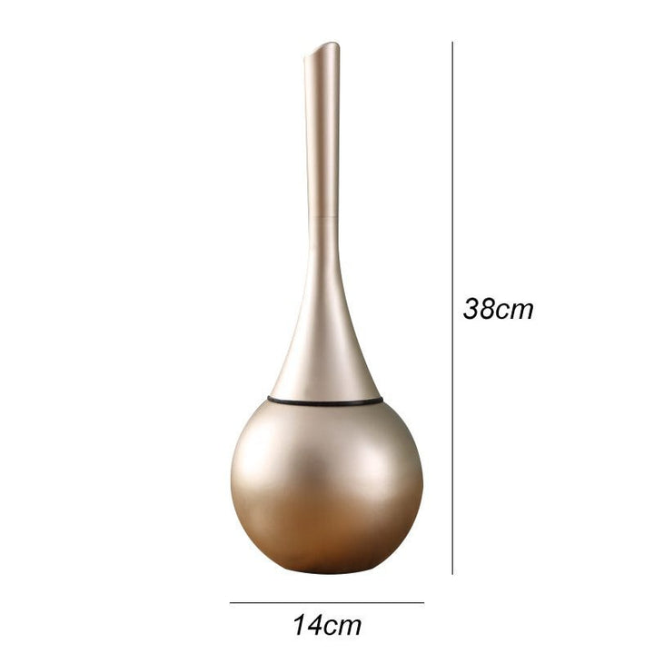 Home hygiene essential: a durable silicone toilet brush with a flexible head for spotless bathroom cleaning.