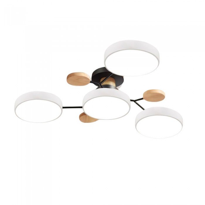 Branching LED ceiling light with warm white illumination. Energy-efficient & stylish.