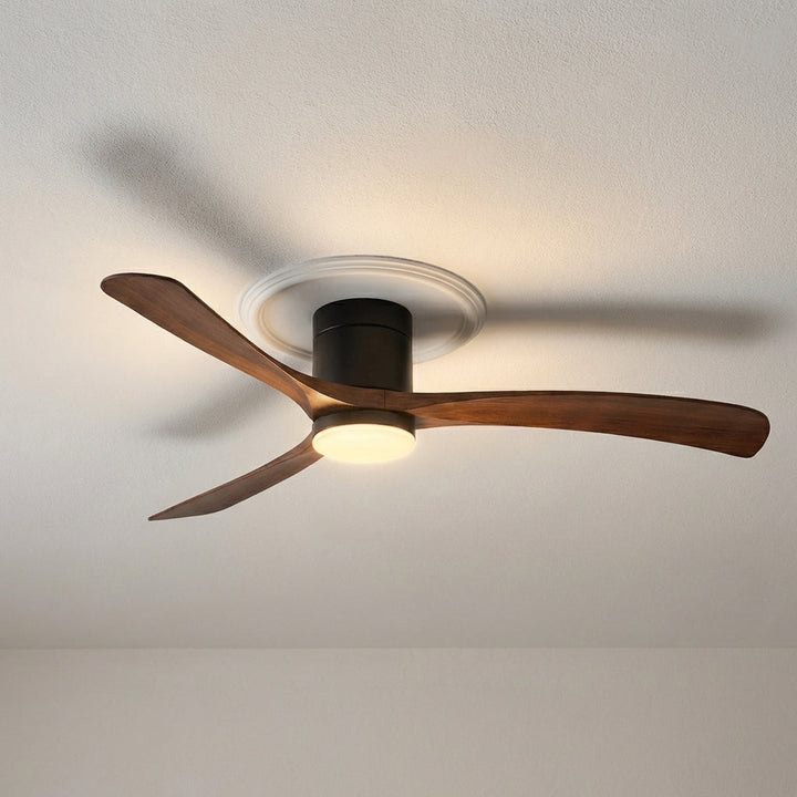 Aerialynx modern ceiling fan with light, remote, multi-speed, & reversible airflow for ultimate home comfort.