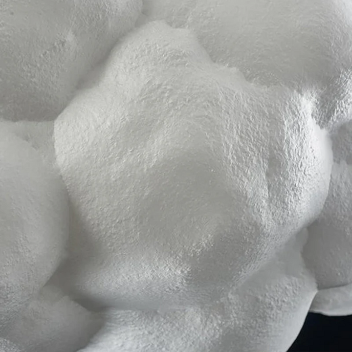 Decorative white cloud LED pendant, ideal for living room or bedroom ceiling.