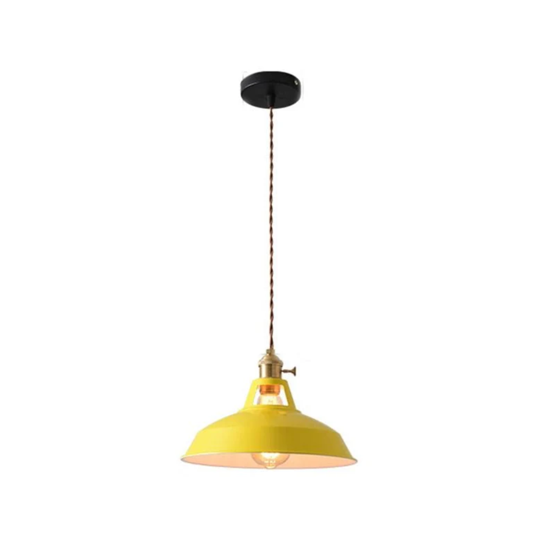 Modern LED pendant light, perfect for illuminating dining tables or bedroom interiors.