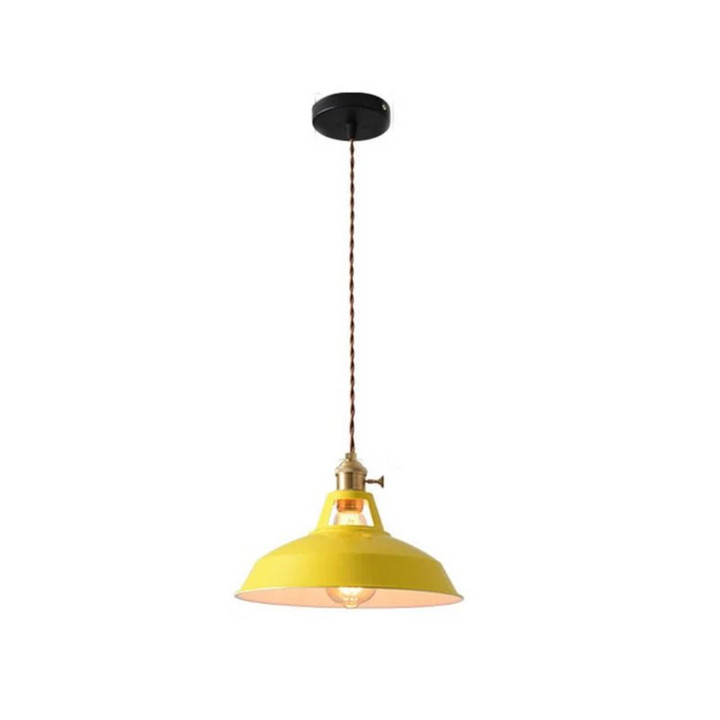 Modern LED pendant light, perfect for illuminating dining tables or bedroom interiors.