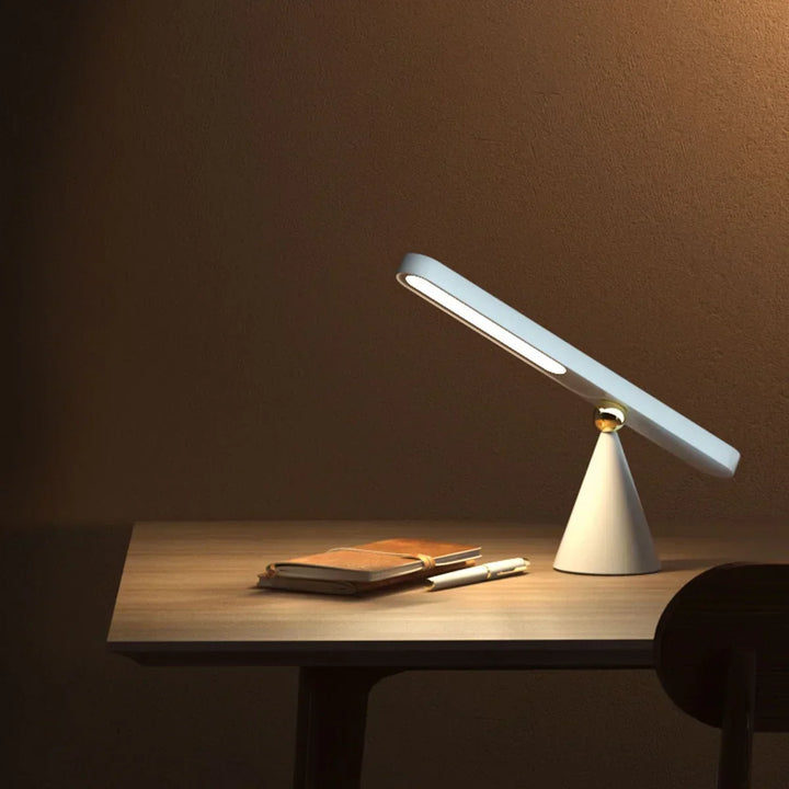 Contemporary accent table lamp, providing soft ambient light. Perfect modern decorative lamp for any room.