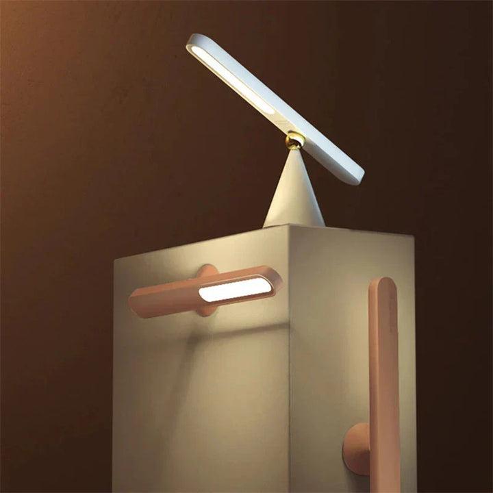 Sleek modern white table lamp, a functional decorative touch lamp ideal for living room & bedroom decor.