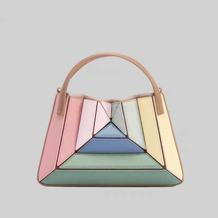 Women's GeoChic modern handbag. Geometric design, perfect as a shoulder bag or stylish purse.