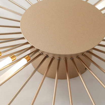 Large room modern LED light, black, perfect for hotels & home decor.